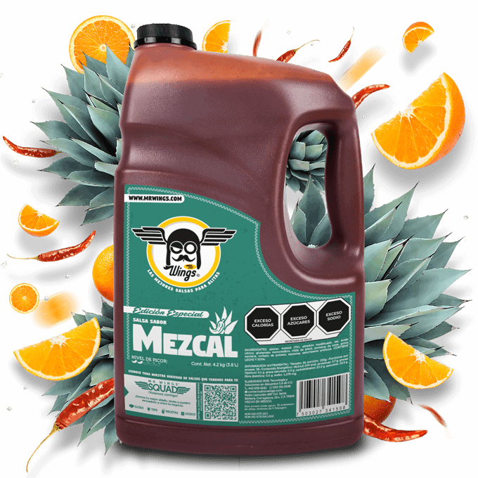 salsa de mezcal 4.1 kg salsa borracha