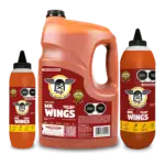salsa mr wings tres presentaciones 3.8 L, 414ml y 946 ml